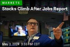 Stocks Climb After Jobs Report