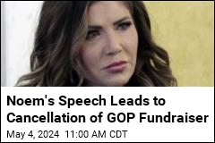 'Death Threats' Derail Noem's Speech at GOP Fundraiser