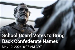 School Board Votes to Bring Back Confederate Names