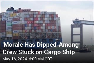 In Baltimore, Crew Is Still Trapped on Cargo Ship