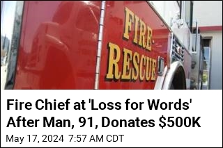 Donation From Missouri Man, 91, Saves Fire Department