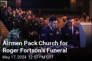 Hundreds of Airmen Attend Fortson Funeral