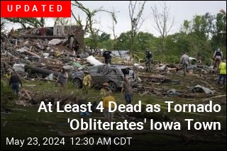Tornado &#39;Obliterates&#39; Iowa Town
