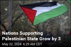 Nations Supporting Palestinian State Grow by 3