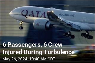 6 Passengers, 6 Crew Injured During Turbulence