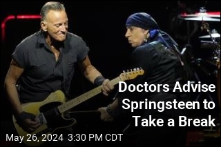 Doctors Advise Springsteen to Take a Break