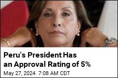 Peru&#39;s President Has an Approval Rating of 5%