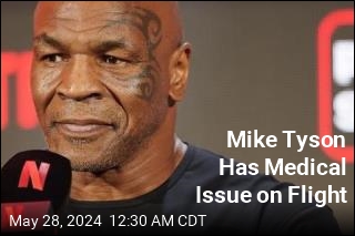 Mike Tyson Suffers Medical Issue on Flight