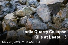 India Quarry Collapse Kills at Least 13