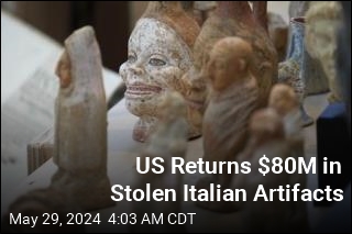 US Returns $80M in Stolen Italian Artifacts