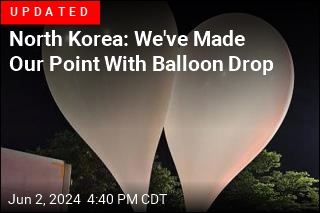 North Korea&#39;s Balloon Drop Called a &#39;Vulgar Act&#39;