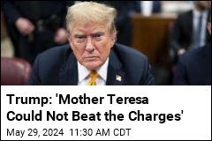 Trump: &#39;Mother Teresa Could Not Beat the Charges&#39;