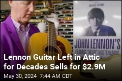 Long-Lost Lennon Guitar Sells for Record $2.9M