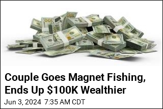 Couple Goes Magnet Fishing, Ends Up $100K Wealthier