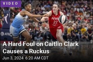 A Hard Foul on Caitlin Clark Causes a Ruckus