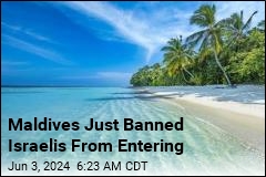 Maldives to Israelis: You Can&#39;t Come Here