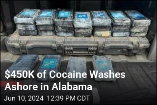 $450K of Cocaine Washes Up on Alabama Beach