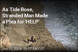As Tide Climbed, He Made a Silent Plea for &#39;HELP&#39;
