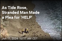 As Tide Climbed, He Made a Silent Plea for &#39;HELP&#39;