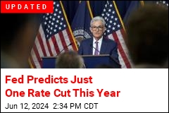 Fed Predicts Just One Rate Cut This Year