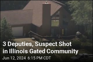 3 Deputies, Suspect Shot in Illinois Gated Community