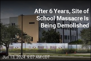 After 6 Years, Site of School Massacre Is Being Demolished