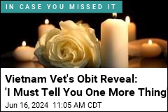 Vietnam Vet&#39;s Obit Reveal: &#39;I Was Gay All My Life&#39;