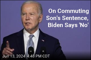 On Commuting Son&#39;s Sentence, Biden Says &#39;No&#39;