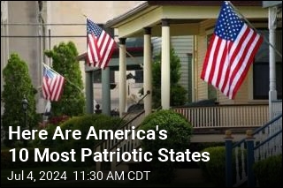 Here Are America&#39;s 10 Most Patriotic States