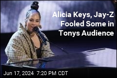 Alicia Keys, Jay-Z Fooled Some in Tonys Audience