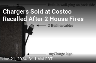 Chargers Sold at Costco Recalled After 2 House Fires