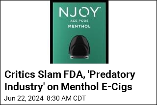 FDA Gives Thumbs-Up to First Menthol E-Cigs