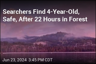 Searchers Find 4-Year-Old, Safe, After 22 Hours in Forest