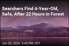 Searchers Find 4-Year-Old, Safe, After 22 Hours in Forest