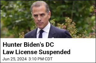 Hunter Biden&#39;s DC Law License Suspended