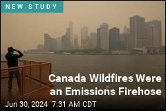 Plane Emissions Were Nothing Compared to Canada Wildfires