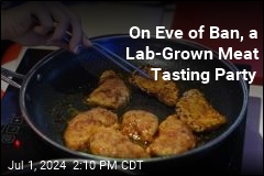 On Eve of Ban, a Lab-Grown Meat Tasting Party