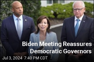 Biden Meeting Reassures Democratic Governors