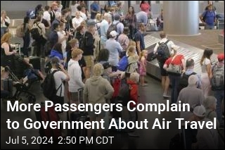 More Passengers Complain to Government About Air Travel