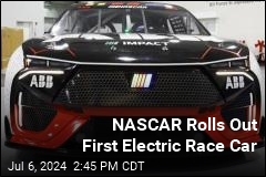 NASCAR Rolls Out First Electric Race Car
