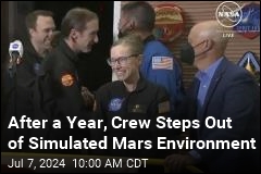 NASA Crew Rejoins Planet After a Year in Mars Simulator