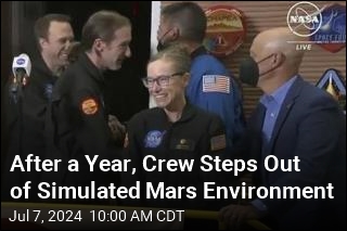 NASA Crew Rejoins Planet After a Year in Mars Simulator