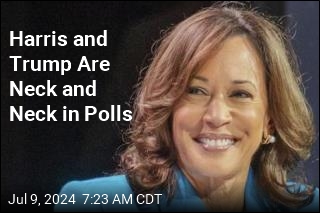 Harris and Trump Are Neck and Neck in Polls