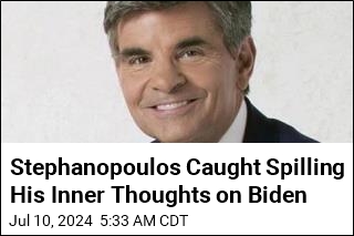 Stephanopoulos Caught Spilling His Inner Thoughts on Biden