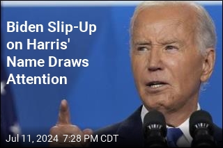 Biden Slip-Up on Harris&#39; Name Draws Attention