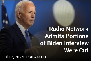 Radio Network Admits Portions of Biden Interview Were Cut