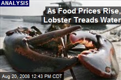 As Food Prices Rise, Lobster Treads Water