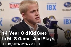 14-Year-Old Kid Goes to MLS Game. And Plays