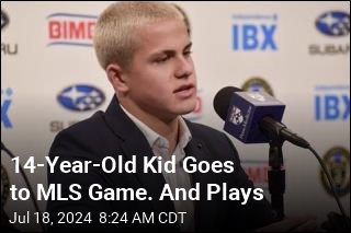 14-Year-Old Kid Goes to MLS Game. And Plays