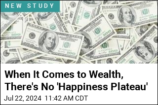 When It Comes to Wealth, There&#39;s No &#39;Happiness Plateau&#39;
